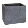 Plantenbak Arizona Cubi - L34 X B34 X H30cm - Donkergrijs -Woondecoratie Winkel arizona cubi graphite w34h30 plantenbak 1 4