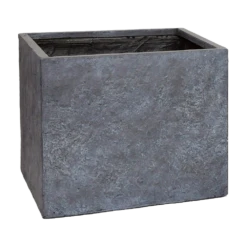 Plantenbak Arizona Cubi - L34 X B34 X H30cm - Donkergrijs