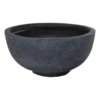 Plantenschaal Arizona - D55 X H27cm - Donkergrijs -Woondecoratie Winkel arizona round bowl graphite d55h27 schaal 1 4