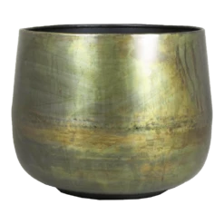 Bloempot Athene - D21 X H16cm - Groen Platina