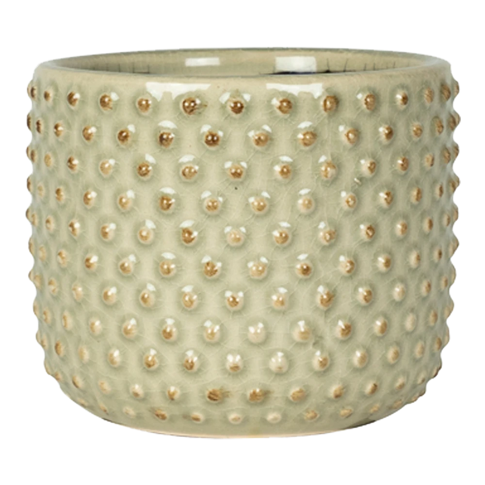 Bloempot Bolino - D18 X H15cm - Mint 3 Bloempot Bolino - D18 X H15cm - Mint