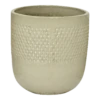 Bloempot Collin - D38 X H40cm - Creme 2 Bloempot Collin - D38 X H40cm - Creme -Woondecoratie Winkel bloempot collin creme bloempot 1