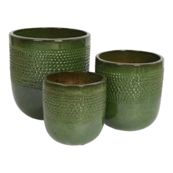 Bloempot Collin - D33 X H34cm - Groen 6 Bloempot Collin - D33 X H34cm - Groen -Woondecoratie Winkel bloempot collin groen bloempot 2