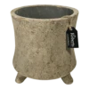 Bloempot Freemont - D19 X H21cm - Cream -Woondecoratie Winkel bloempot freemont d19 x h21cm cream bloempot 1 3