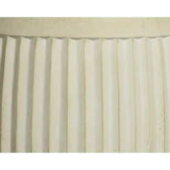 Bloempot Laura - D23 X H23cm - Off White -Woondecoratie Winkel bloempot laura off white bloempot 3