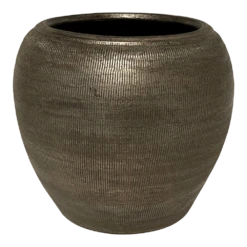 Bloempot Phoenix - D24 X H22cm - Zilver