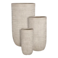 Bloempot Tallinn - D43,5 X H78,5cm - Taupe