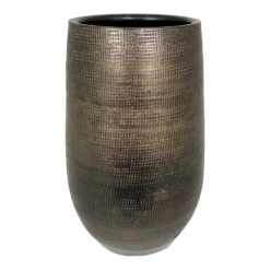 Bloempot Tokio Hoog - D30 X H70cm - Goud