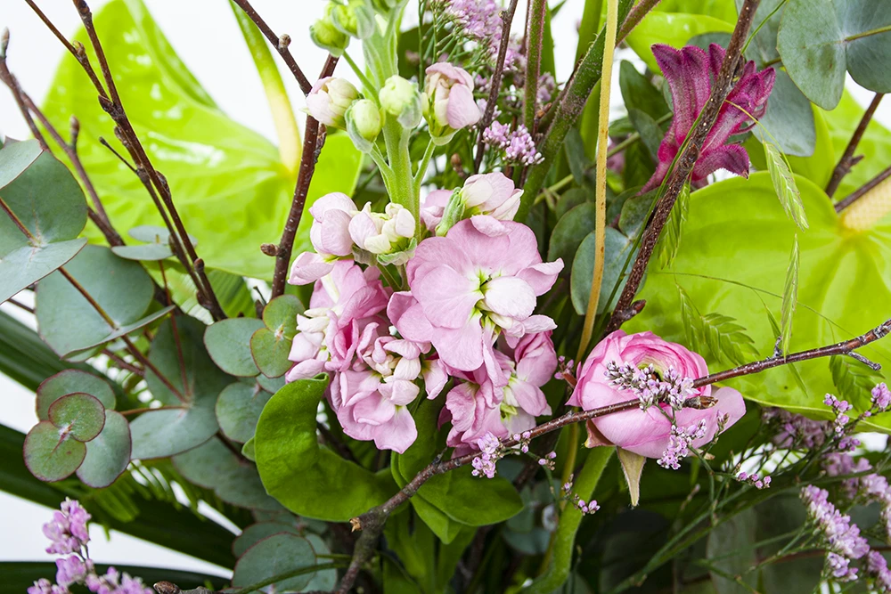 Boeket Anthurium Klein 5 Boeket Anthurium Klein - Afbeelding 3