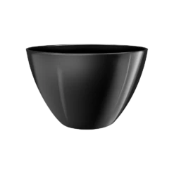 Bloempot Elho Brussels Diamond Ovaal Hoog 36cm - Metallic Zwart