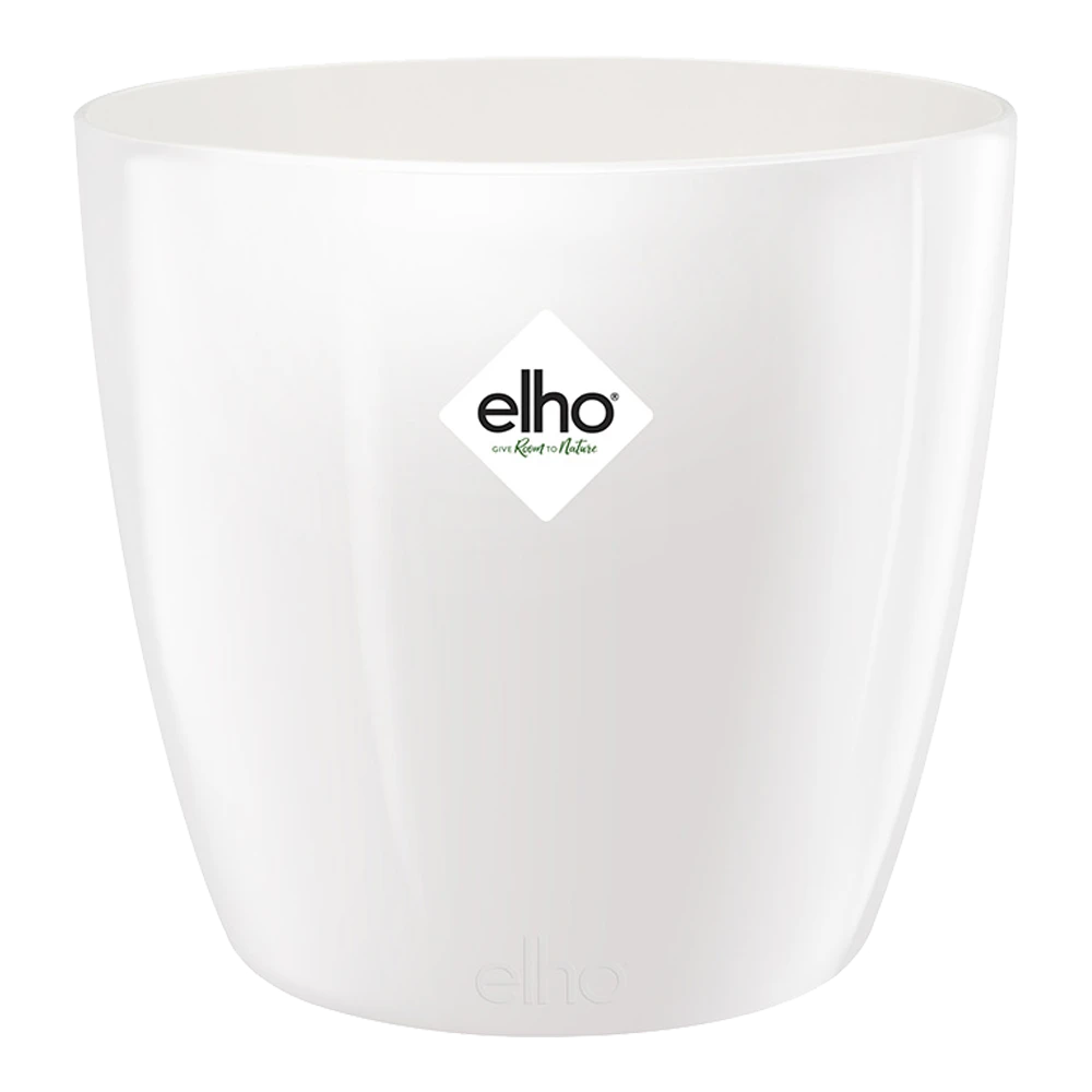 Bloempot Elho Brussels Diamond Rond 30cm - Wit 4 Bloempot Elho Brussels Diamond Rond 30cm - Wit - Afbeelding 2