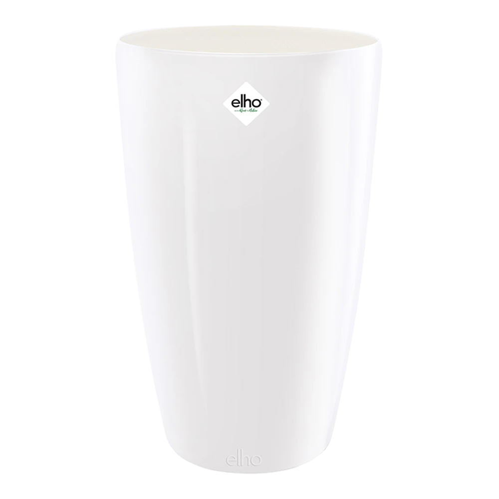 Bloempot Elho Brussels Diamond Rond Hoog 32cm - Wit 4 Bloempot Elho Brussels Diamond Rond Hoog 32cm - Wit - Afbeelding 2