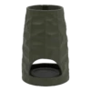 Geurchips Brander Gebeiteld Rond Leger Groen - ScentChips -Woondecoratie Winkel geurchips brander gebeiteld rond leger groen scentchips 1