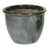 Bloempot Glazed Hp001 - D50 X H39cm - Groen 1 Bloempot Glazed Hp001 - D50 X H39cm - Groen -Woondecoratie Winkel glazed hp001 moss green d50h39 bloempot groen 1 6