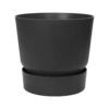 Elho Bloempot Greenville Rond 25cm - Living Black 1 Elho Bloempot Greenville Rond 25cm - Living Black -Woondecoratie Winkel greenville rond 25cm bloempot living black 1 7