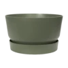Plantenschaal Elho Greenville 33cm - Bladgroen -Woondecoratie Winkel greenville schaal 33cm bloempot bladgroen 1 8