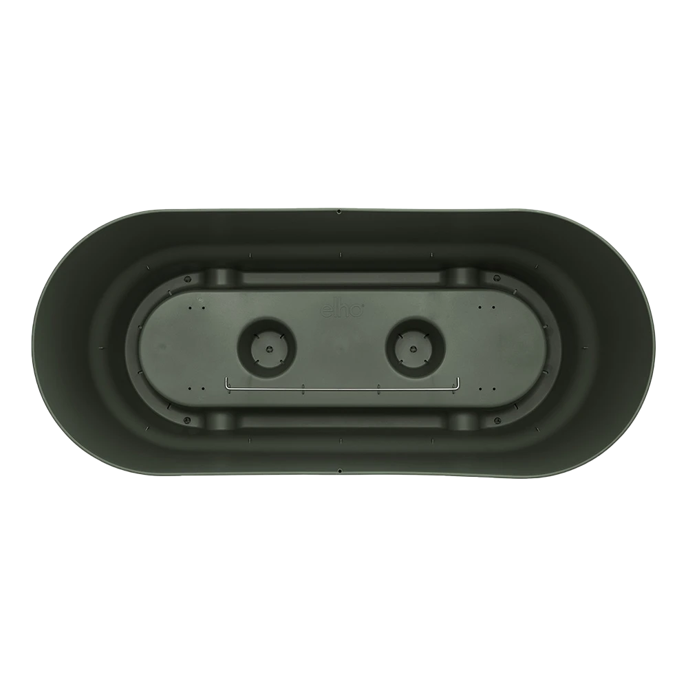 Bloembak Elho Greenville Terrace 80cm - Met Wielen - Bladgroen 6 Bloembak Elho Greenville Terrace 80cm - Met Wielen - Bladgroen - Afbeelding 4