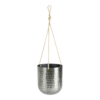 Hangpot Kody - D17 X H20cm - Lood -Woondecoratie Winkel hangpot kody d17 h20 lood hangpot lood 1 7