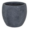 Bloempot Iowa Bullet - D44 X H39cm - Donkergrijs -Woondecoratie Winkel iowa bullet graphite d44h39 bloempot 1 5