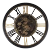 Klok Lancashire Zwart U00f8 80 Cm - Wandklok -Woondecoratie Winkel klok lancashire zwart d 80 cm wandklok metaal glas 1
