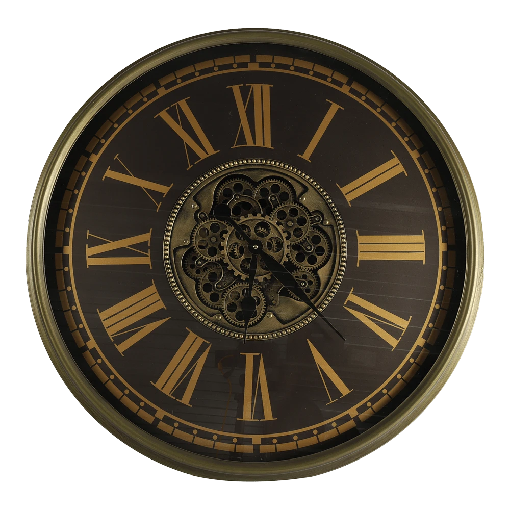 Klok Thom Zwart U00f8 80 Cm - Wandklok 3 Klok Thom Zwart U00f8 80 Cm - Wandklok