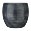Bloempot Lester - D38 X H35cm - Donkerblauw 2 Bloempot Lester - D38 X H35cm - Donkerblauw -Woondecoratie Winkel lester pot rond d blauw h35xd38cm bloempot 1 4