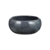 Plantenschaal Lester - D28 X H12cm - Donkerblauw -Woondecoratie Winkel lester schaal rond d blauw h12xd28cm bloempot 1 1