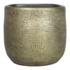 Muur Bloempot Mira - D18 X H16cm - Goud -Woondecoratie Winkel muurpot mira d18 h16cm industrieel goud muurpot 1