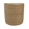 Plantenmand Stef - D36 X H36cm - Naturel -Woondecoratie Winkel plantenmand stef d36 x h36cm naturel plantenmand 1