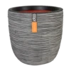 Capi Bloempot Bol Nature Rib NL - D43 X H41cm - Antraciet -Woondecoratie Winkel pot bol rib nl 43x41 antraciet bloempot 1 6