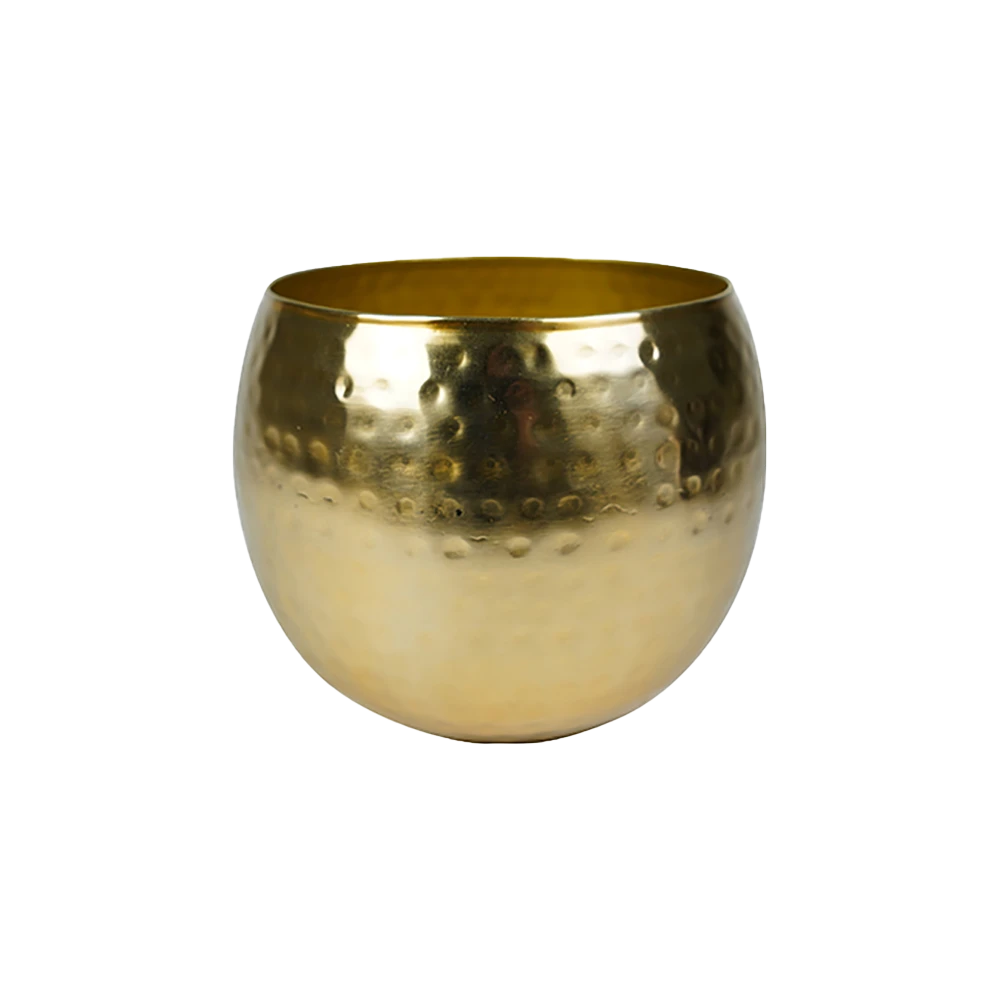 Bloempot Kody - D17 X H16cm - Goud 3 Bloempot Kody - D17 X H16cm - Goud