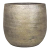 Bloempot Mira - D24 X H22cm - Goud 1 Bloempot Mira - D24 X H22cm - Goud -Woondecoratie Winkel pot mira d24 h22cm industrieel goud bloempot 1