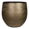 Bloempot Ryan - D42 X H38cm - Shiny Gold 2 Bloempot Ryan - D42 X H38cm - Shiny Gold -Woondecoratie Winkel pot ryan shiny gold d42 h38 bloempot 1