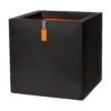 Capi Plantenbak Vierkant Urban Smooth NL - L40 X B40 X H40cm - Zwart -Woondecoratie Winkel pot vierkant smooth nl 40x40x40 zwart plantenbak 1 4