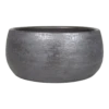 Plantenschaal Mira - D29 X H14cm - Antraciet -Woondecoratie Winkel schaal mira d29 h14cm industrieel plantenschaal antraciet 1