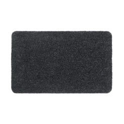 Schoonloopmat Aqualuxe - 80x50cm - Antraciet - Deurmat