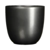 Bloempot Tusca - D35 X H31.5cm - Antraciet -Woondecoratie Winkel tusca pot rond antraciet h31 5xd35cm bloempot 1 4