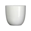 Bloempot Tusca - D28 X H25cm - Wit -Woondecoratie Winkel tusca pot rond wit h25xd28cm bloempot 1 4