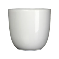 Bloempot Tusca - D31 X H28.5cm - Wit