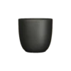 Bloempot Tusca - D25 X H23cm - Mat Zwart