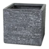 Plantenbak Utah Cubi - L27.5 X B27.5 X H28cm - Donkergrijs -Woondecoratie Winkel utah cubi graphite w27h28 plantenbak 1 4