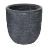 Bloempot Utah Egg - D27 X H26cm - Donkergrijs 2 Bloempot Utah Egg - D27 X H26cm - Donkergrijs -Woondecoratie Winkel utah egg pot graphite d27h26 bloempot 1 4