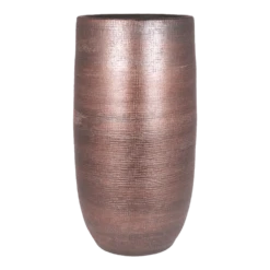 Bloempot Mira Hoog - D29 X H60cm - Koper