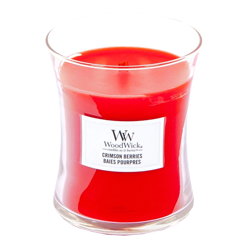 Woodwick Crimson Berries Medium Candle - Geurkaars 4 Woodwick Crimson Berries Medium Candle - Geurkaars - Afbeelding 2