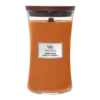 Woodwick Pumpkin Praline Large Candle - Geurkaars -Woondecoratie Winkel woodwick pumpkin praline large candle geurkaars 1