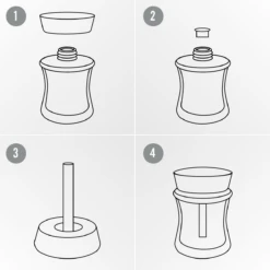 WoodWick WW White Tea & Jasmine Home Fragrance Diffuser -Woondecoratie Winkel ww white tea jasmine spill proof home fragrance 4 5